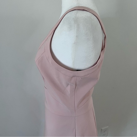 Bebe Blush Pink Fitted Midi Dress |Size 8| - Picture 3 of 6